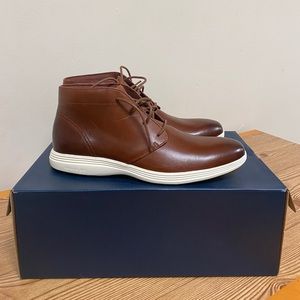 Brand New in Box Cole Haan Brown Leather Boots